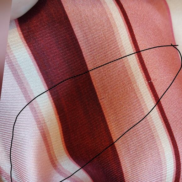 Zimmermann Concert Poet Silk Shirt Top Blouse Pink Balloon Sleeves FLAWS Size 6 - Picture 7 of 16